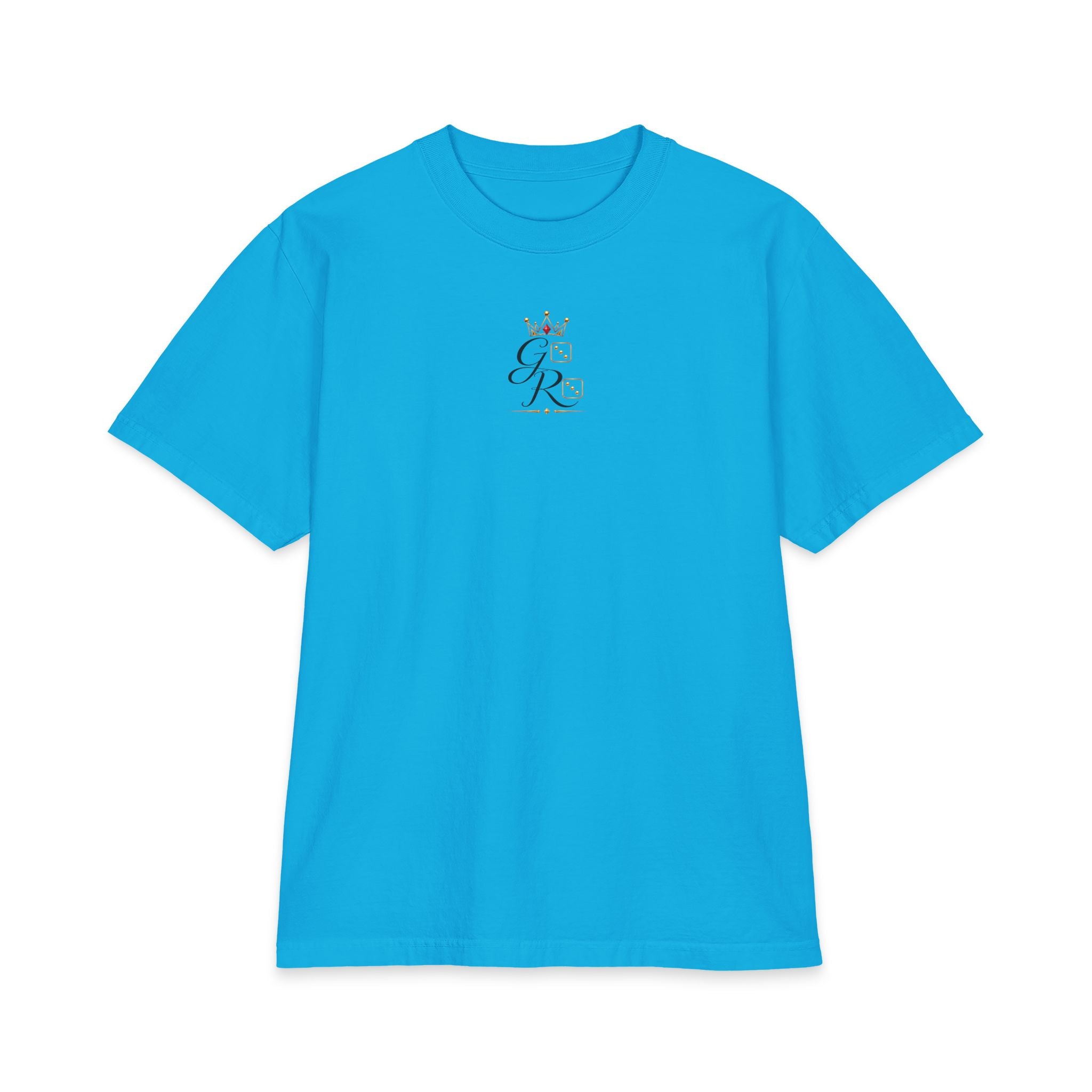 God Roll Crown Graphic T‑Shirt — Elegant Script Logo Tee
