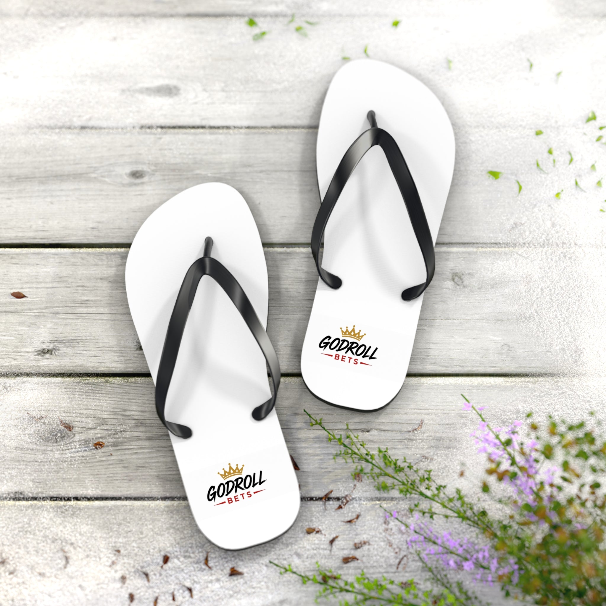 Flip Flops - Godroll Bets Logo Beach Sandals