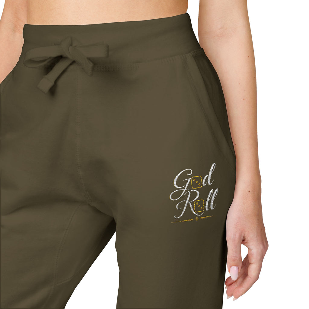 Stylish Cozy Fleece Sweatpants - minimal Accents