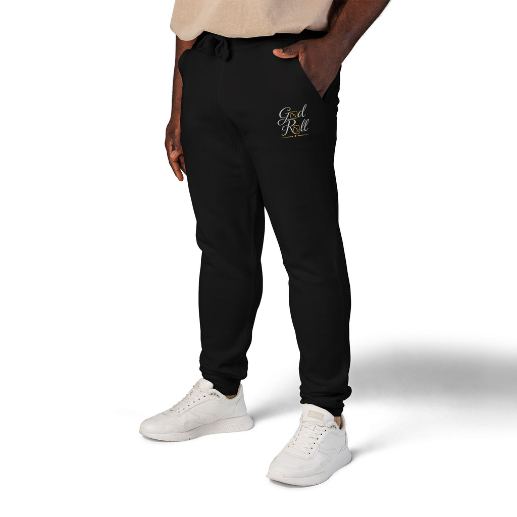 Stylish Cozy Fleece Sweatpants - minimal Accents