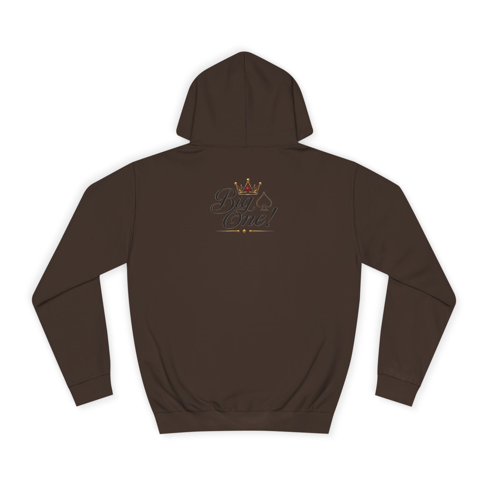 College Hoodie “Small One” Front / “Big One!” Back - Minimal Neon Stars