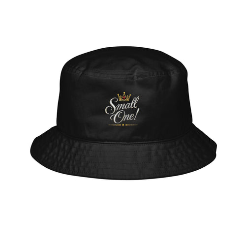 'Small One' Crown Embroidered Bucket Hat — Cute Fashion Accessory