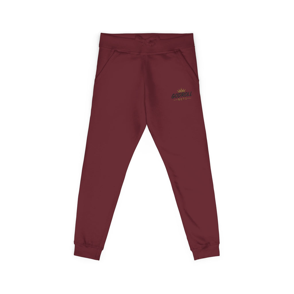 Embroidered 'Goddess Vibes' Fleece Sweatpants — Cozy Casual Joggers
