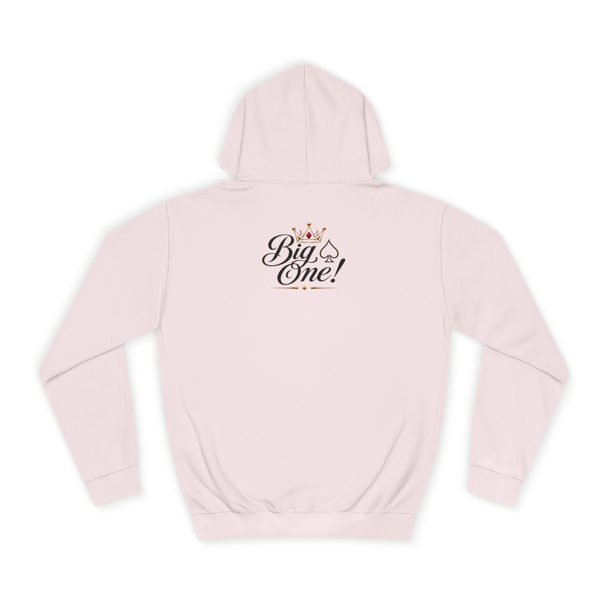 College Hoodie “Small One” Front / “Big One!” Back - Minimal Neon Stars