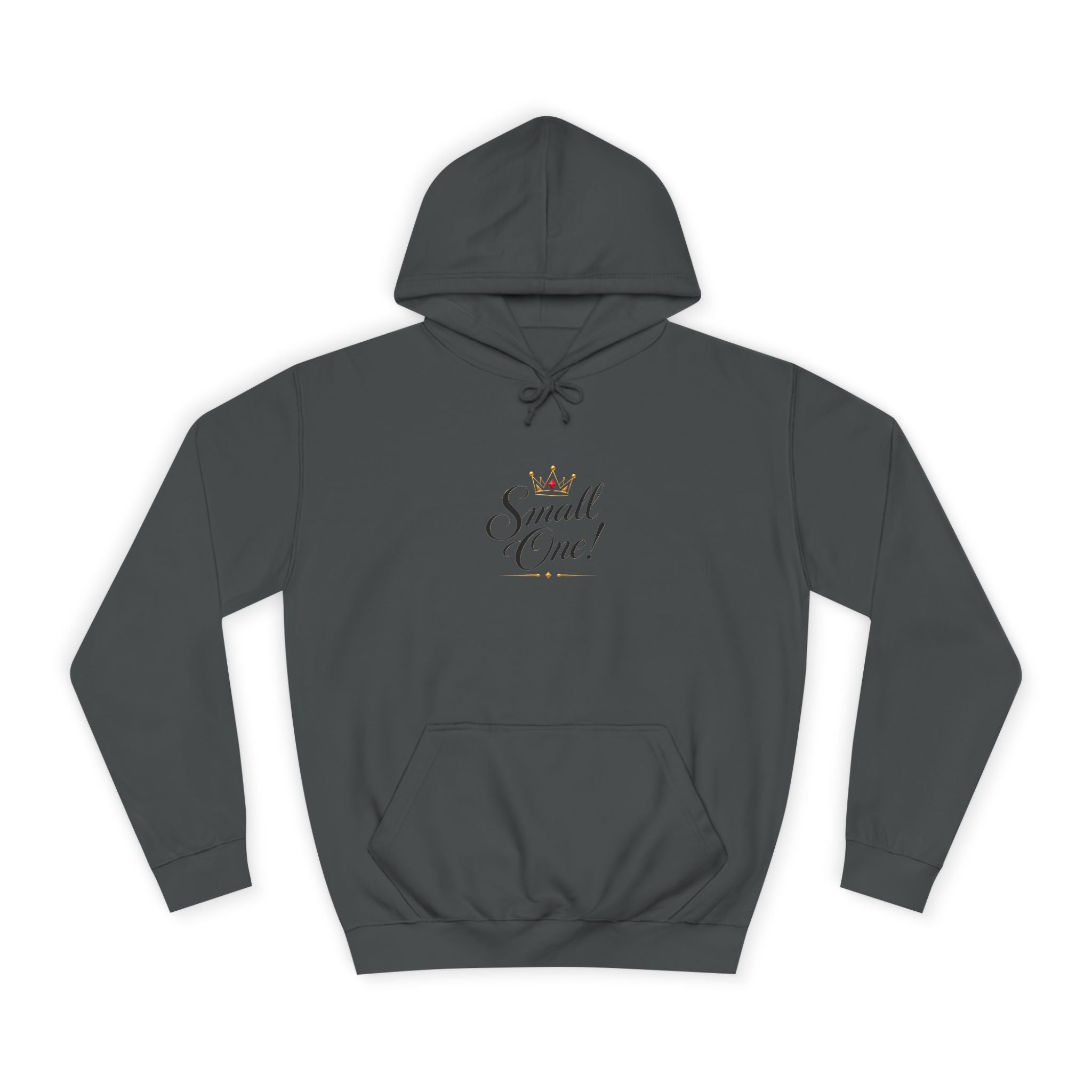 College Hoodie “Small One” Front / “Big One!” Back - Minimal Neon Stars