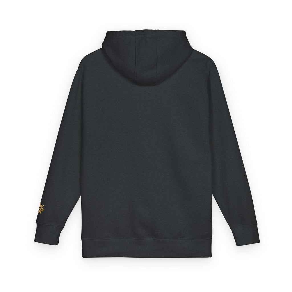 Skateboard 'Go For A Roll' White Fleece Hoodie
