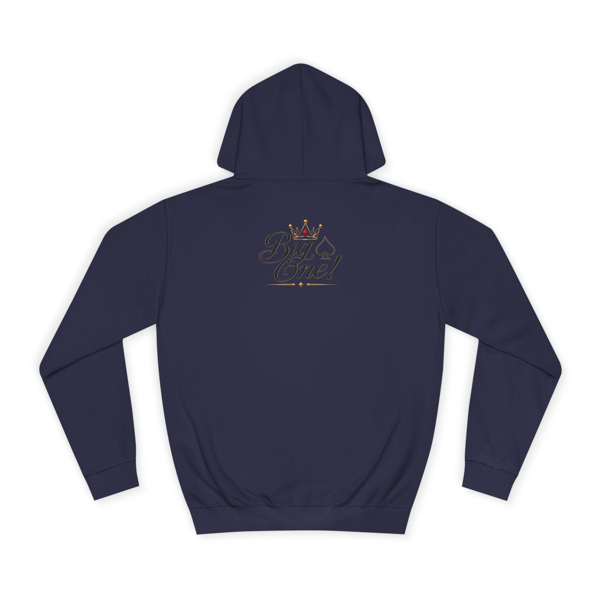 College Hoodie “Small One” Front / “Big One!” Back - Minimal Neon Stars