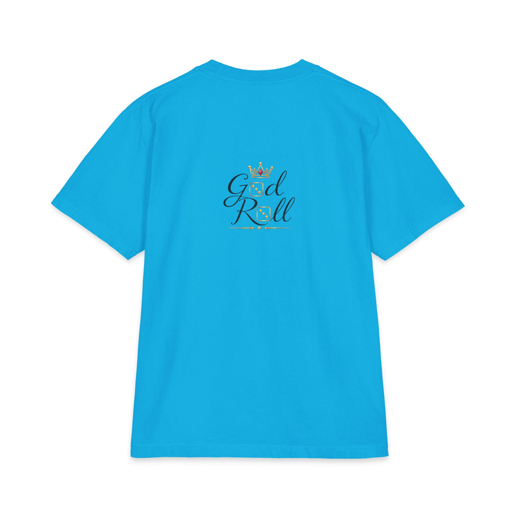 God Roll Crown Graphic T‑Shirt — Elegant Script Logo Tee