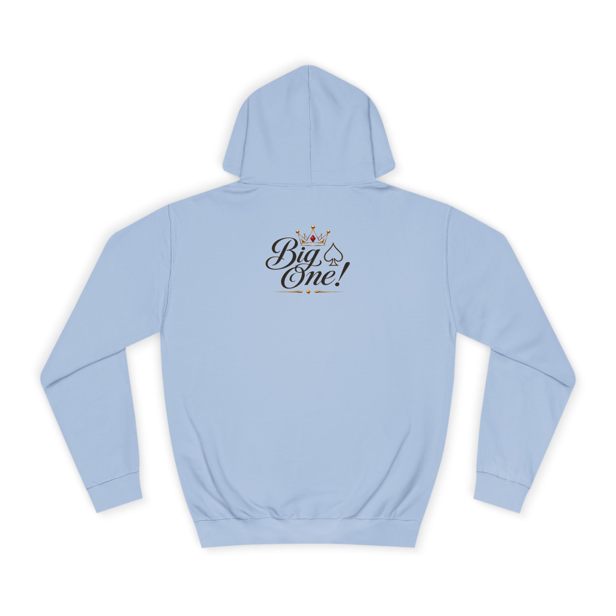 College Hoodie “Small One” Front / “Big One!” Back - Minimal Neon Stars