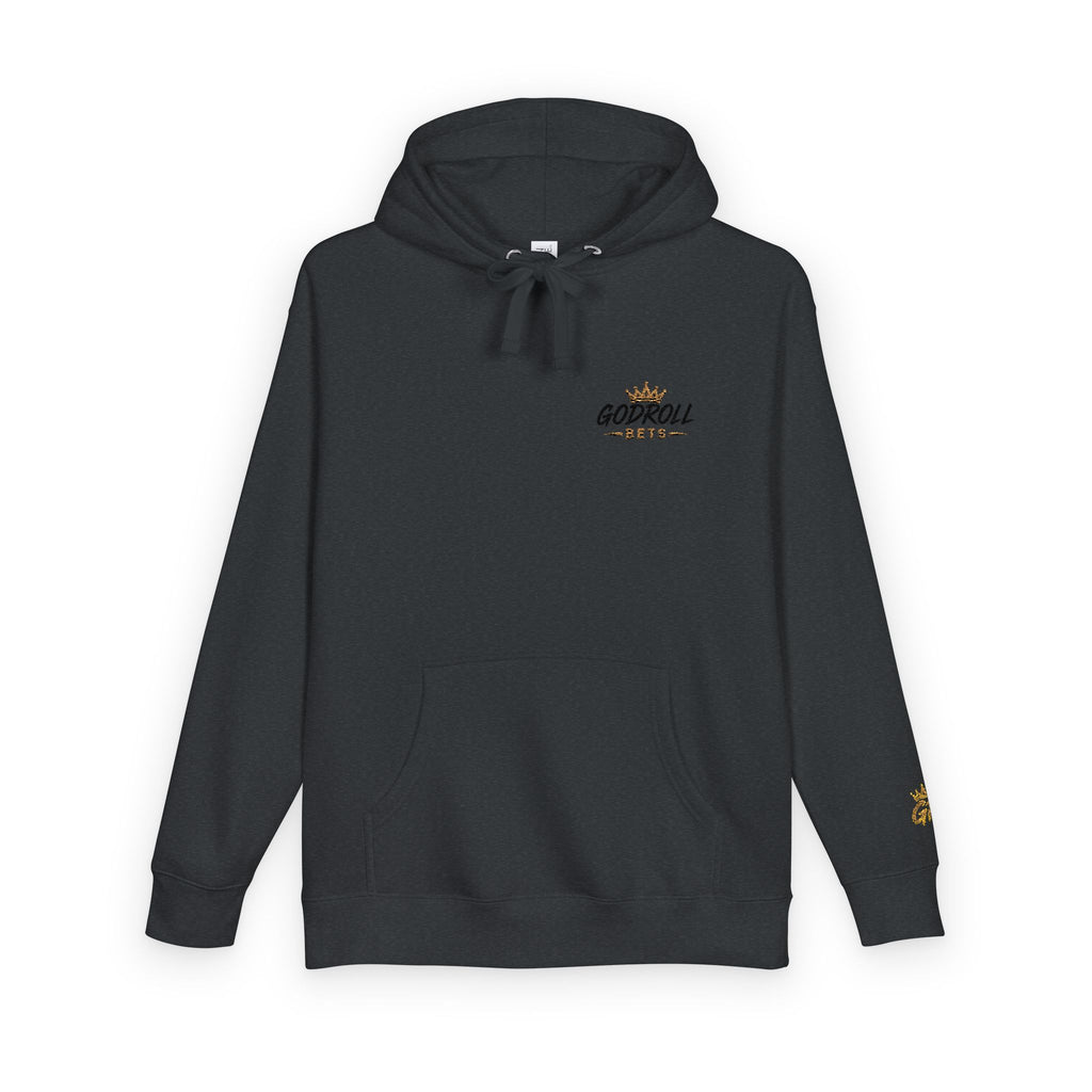 Skateboard 'Go For A Roll' White Fleece Hoodie