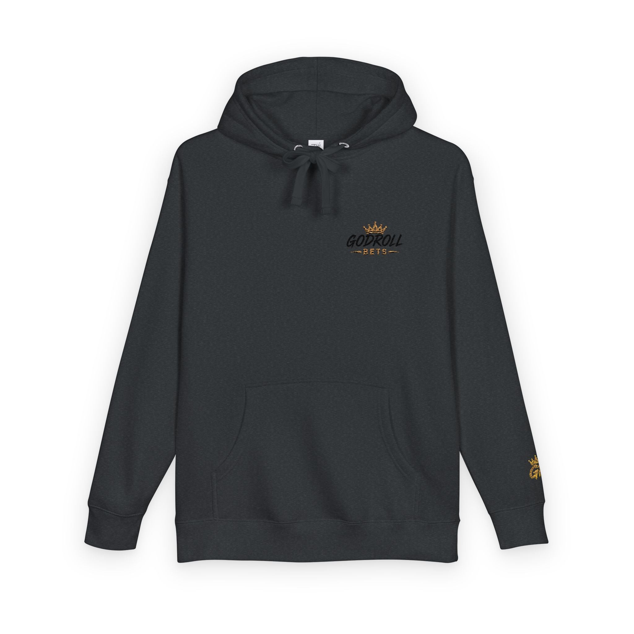 Skateboard 'Go For A Roll' White Fleece Hoodie