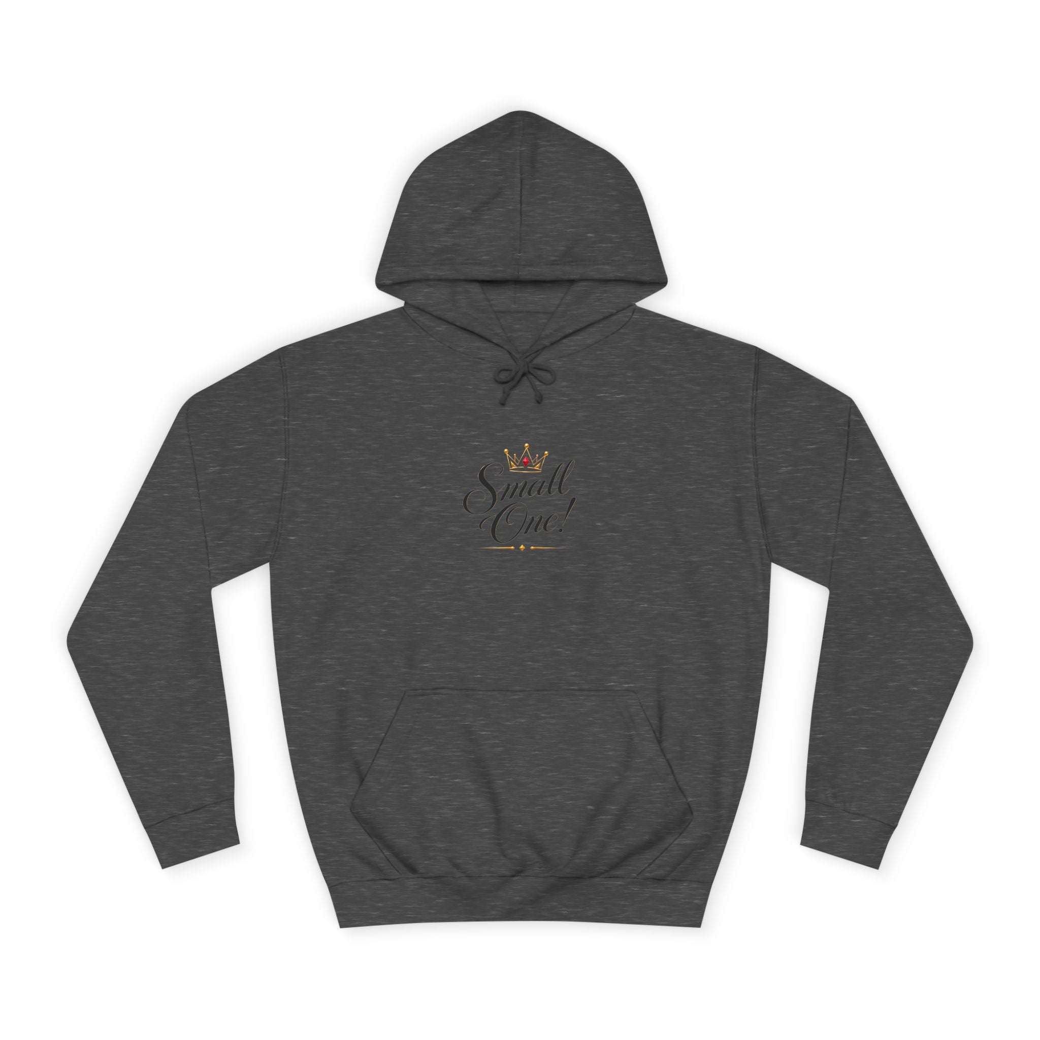 College Hoodie “Small One” Front / “Big One!” Back - Minimal Neon Stars