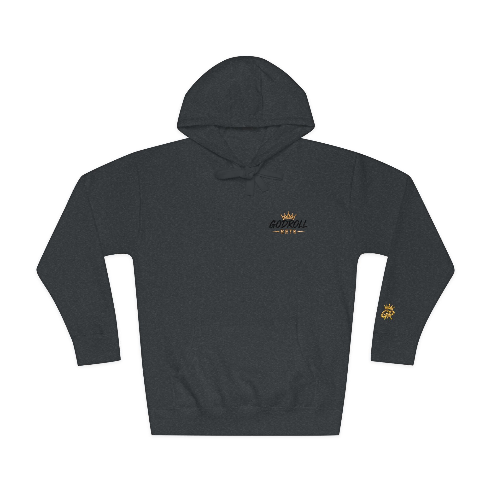 Skateboard 'Go For A Roll' White Fleece Hoodie