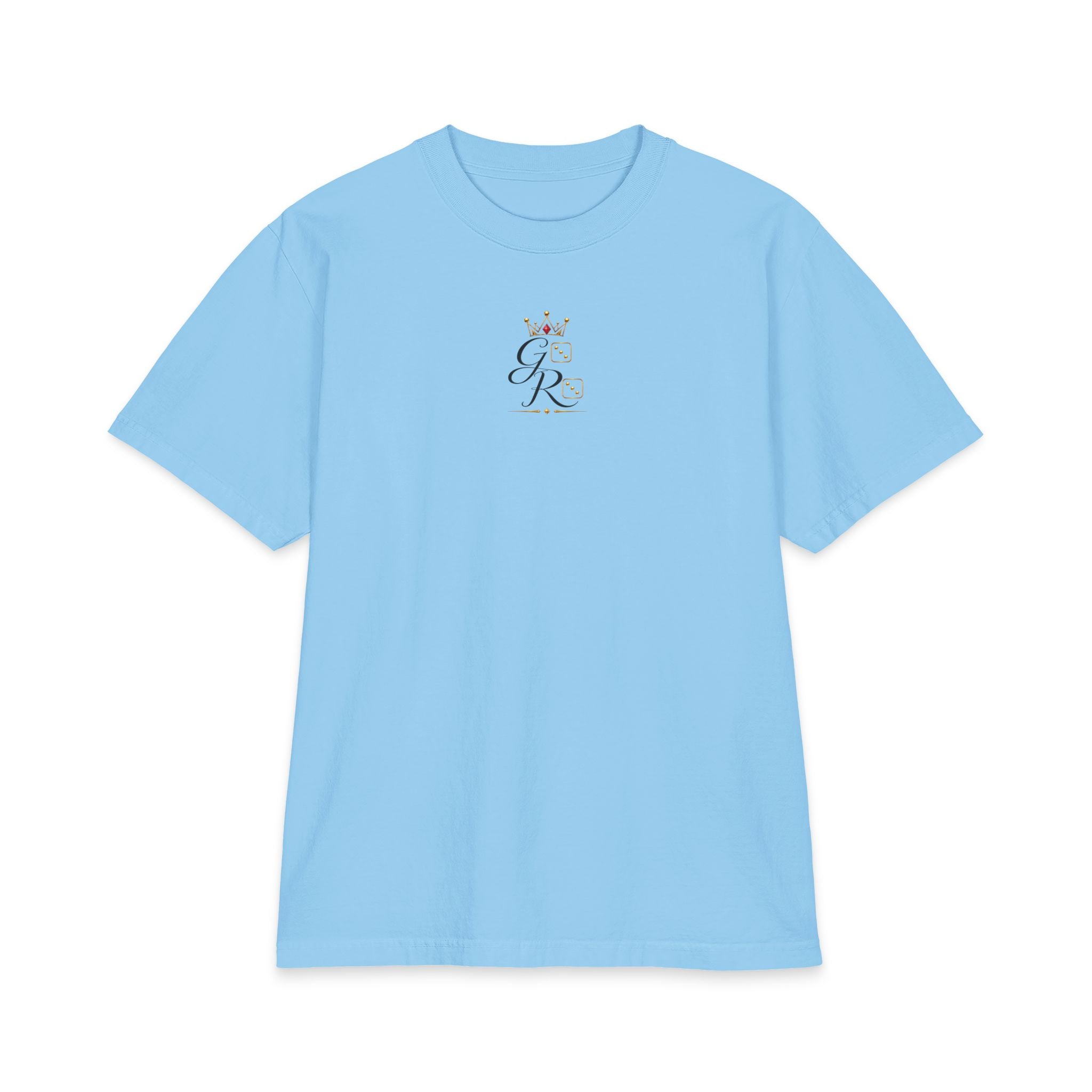 God Roll Crown Graphic T‑Shirt — Elegant Script Logo Tee