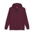 Cozy Script Hoodie — "Get It Right" Minimal Chest & Sleeve Floral Design