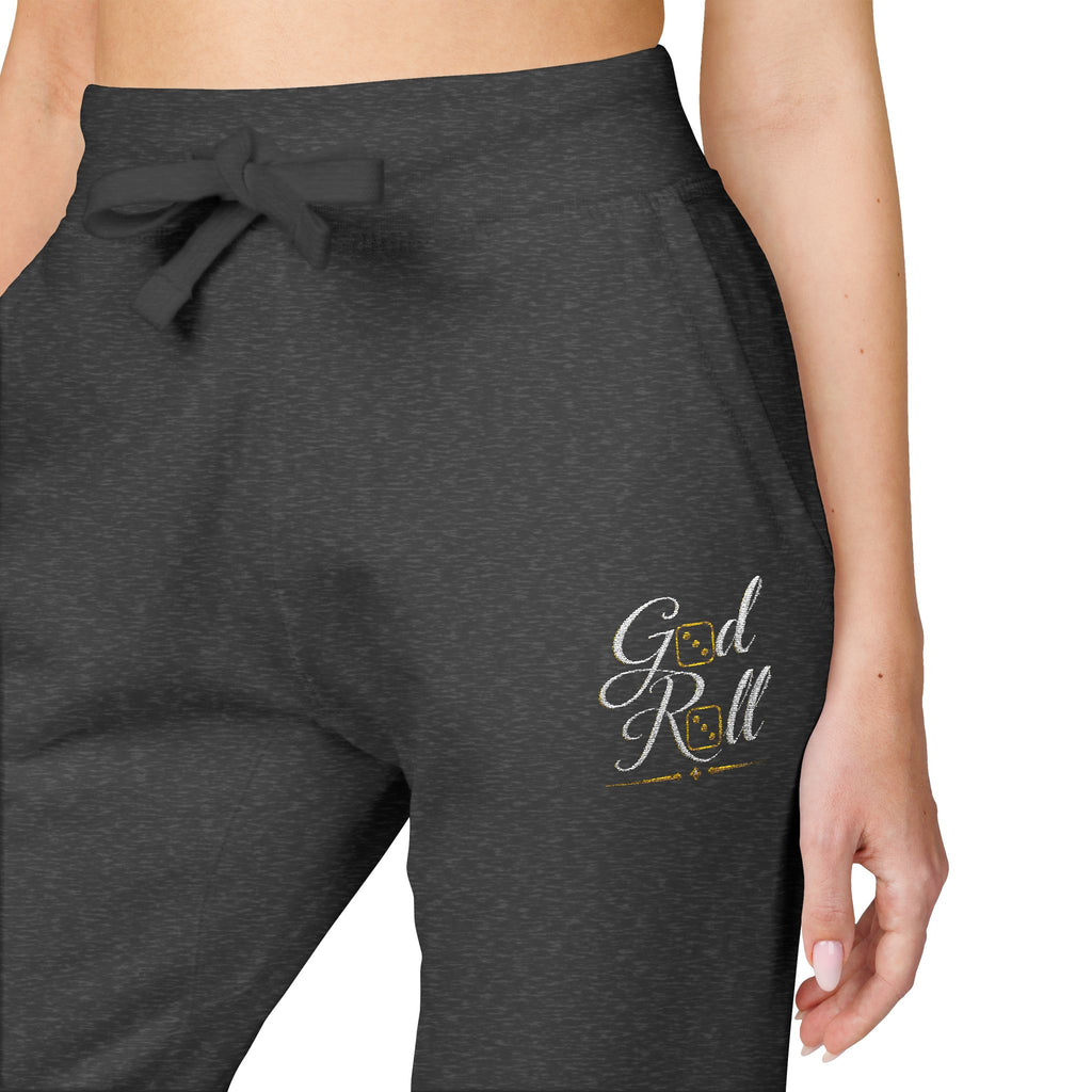 Stylish Cozy Fleece Sweatpants - minimal Accents
