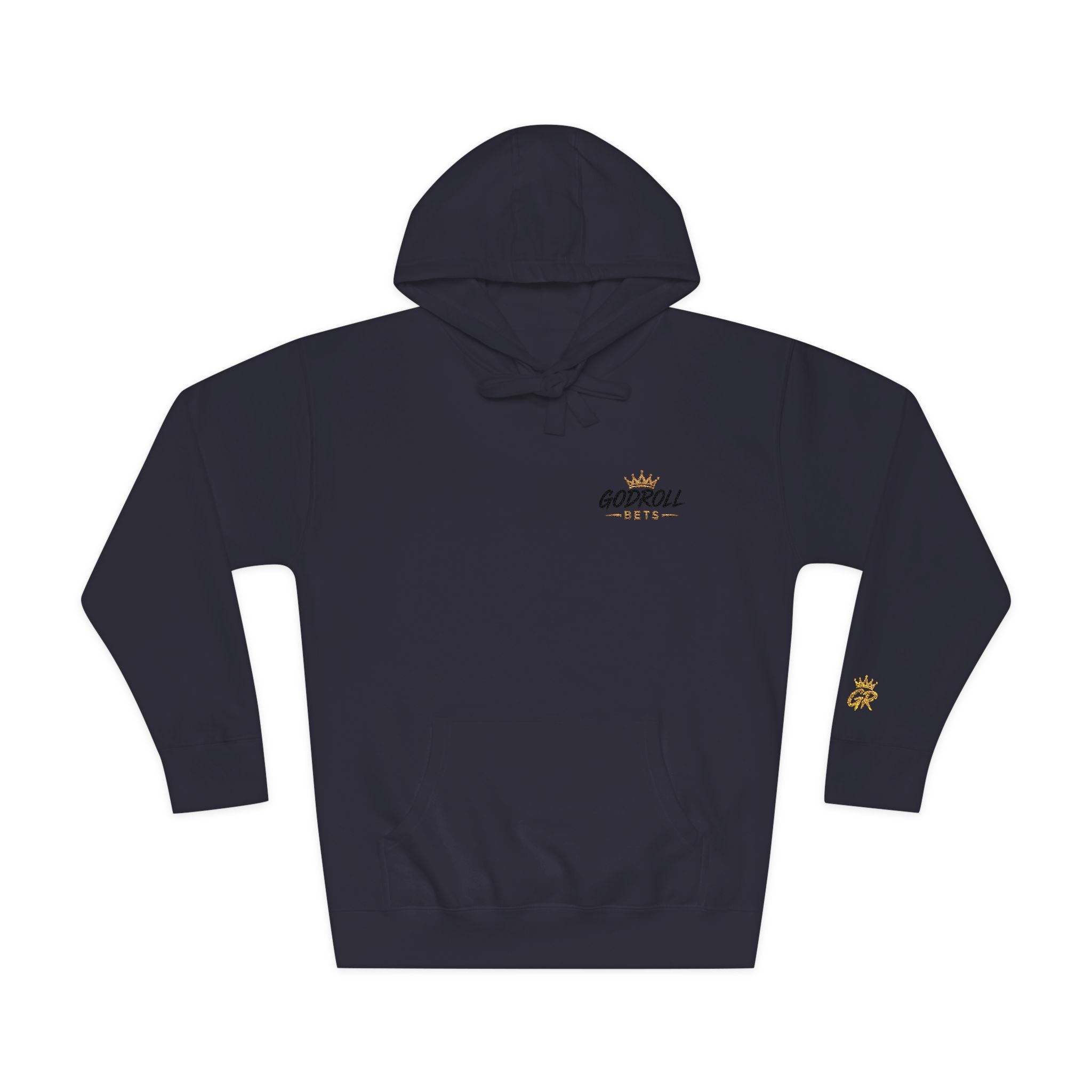 Skateboard 'Go For A Roll' White Fleece Hoodie