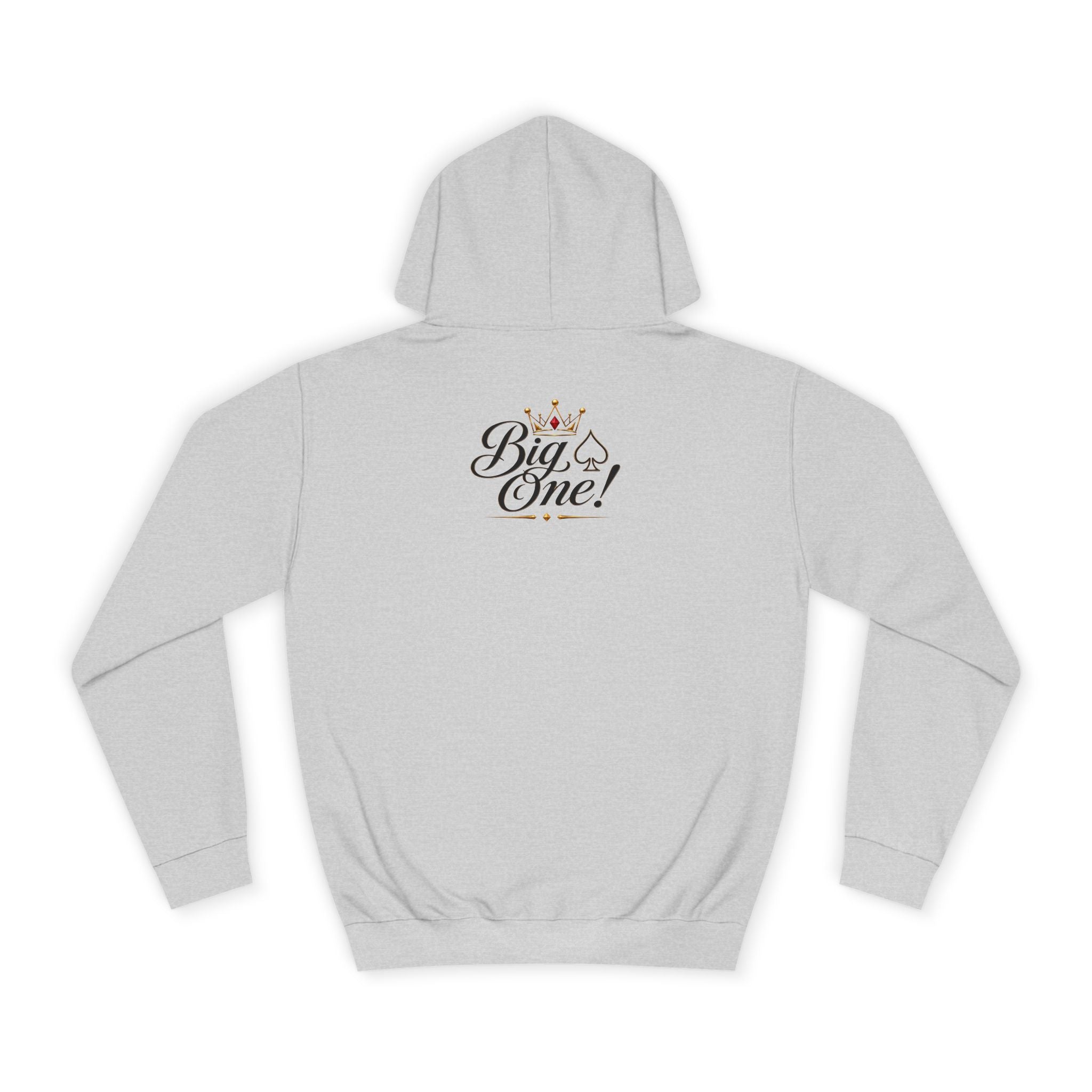 College Hoodie “Small One” Front / “Big One!” Back - Minimal Neon Stars
