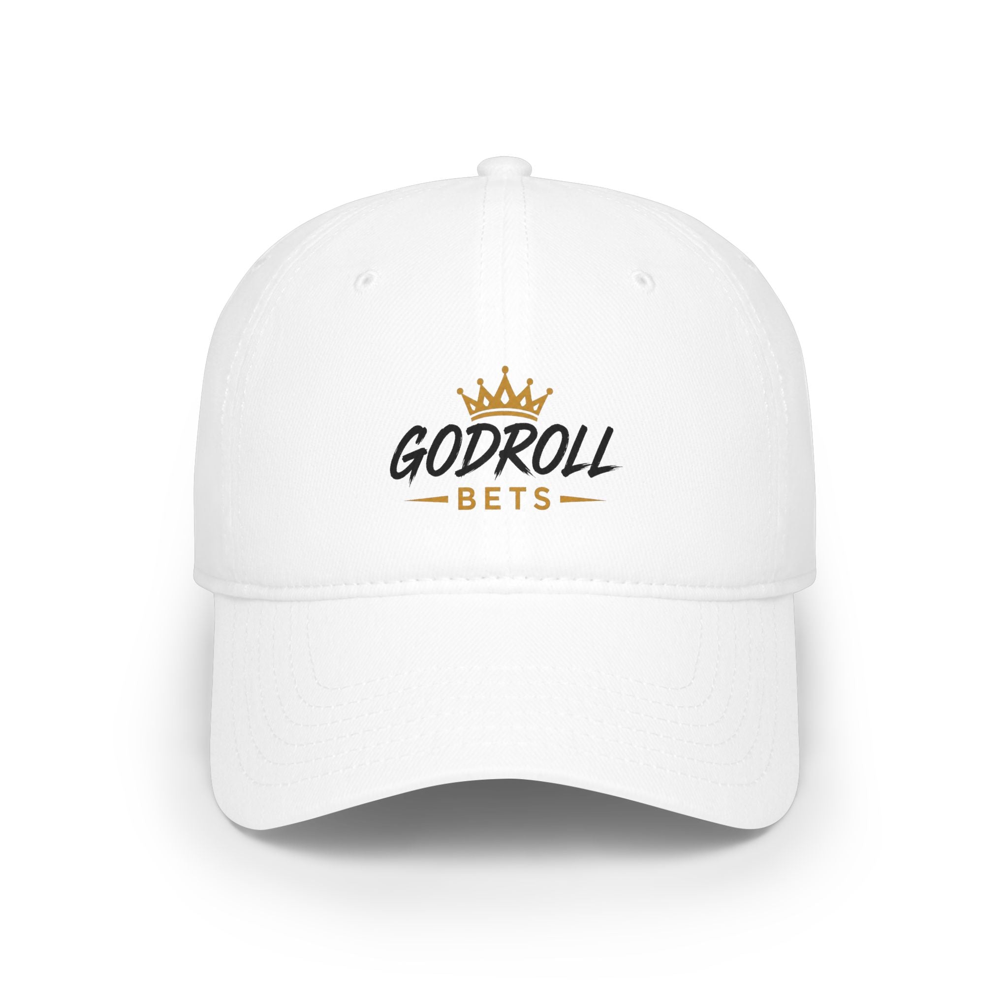 Godroll Bets Low Profile Baseball Cap — Crown Logo Sports Hat
