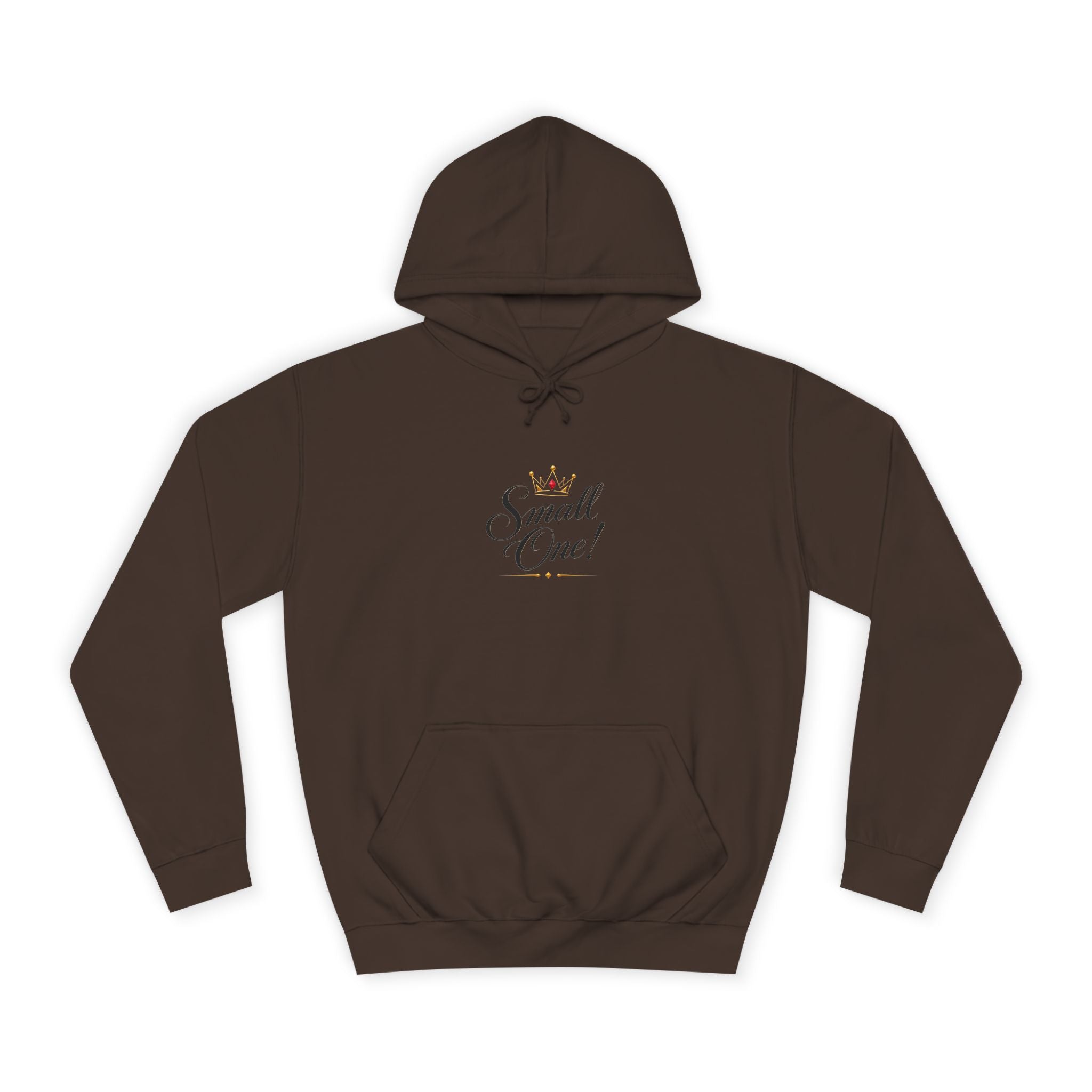 College Hoodie “Small One” Front / “Big One!” Back - Minimal Neon Stars