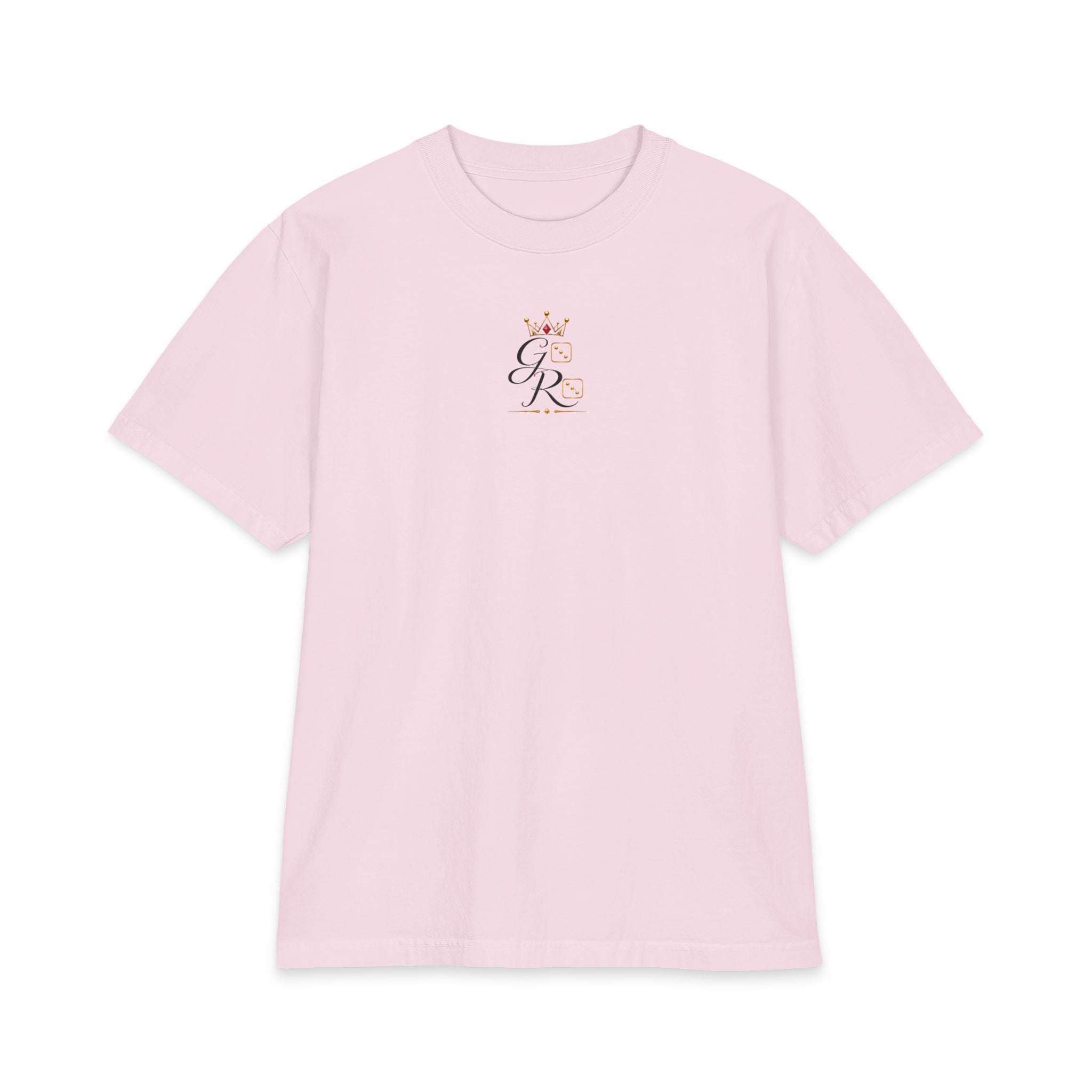 God Roll Crown Graphic T‑Shirt — Elegant Script Logo Tee