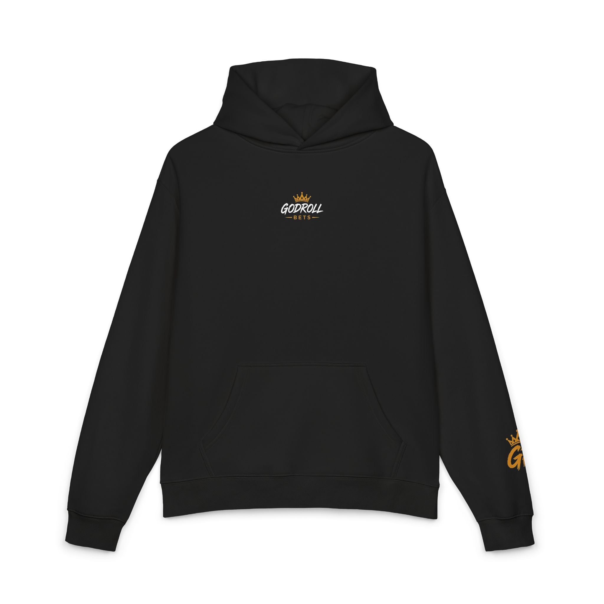 GodRoll Bets Hoodie — "Small One, Big One!" Graphic Crown Pullover