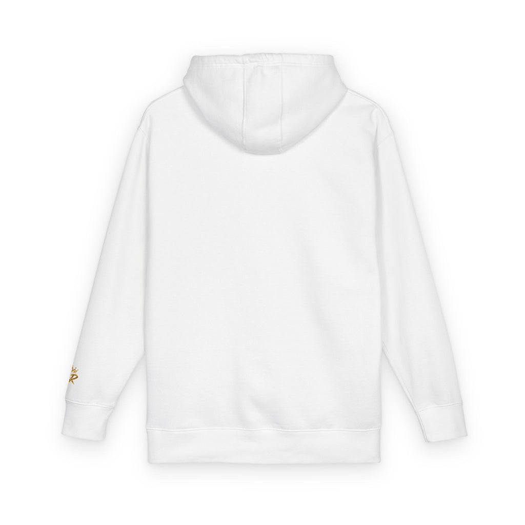 Skateboard 'Go For A Roll' White Fleece Hoodie
