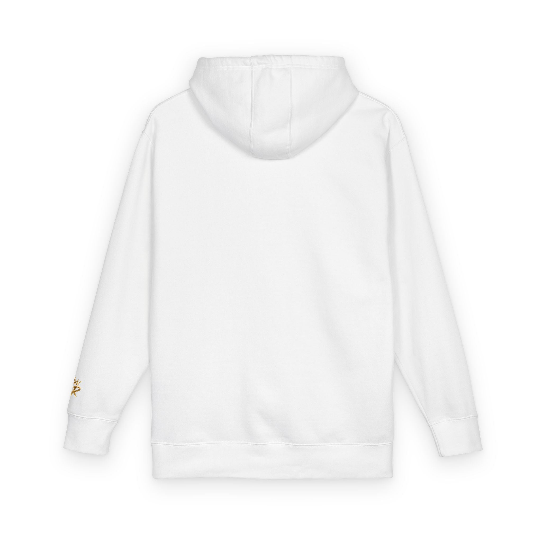 Skateboard 'Go For A Roll' White Fleece Hoodie