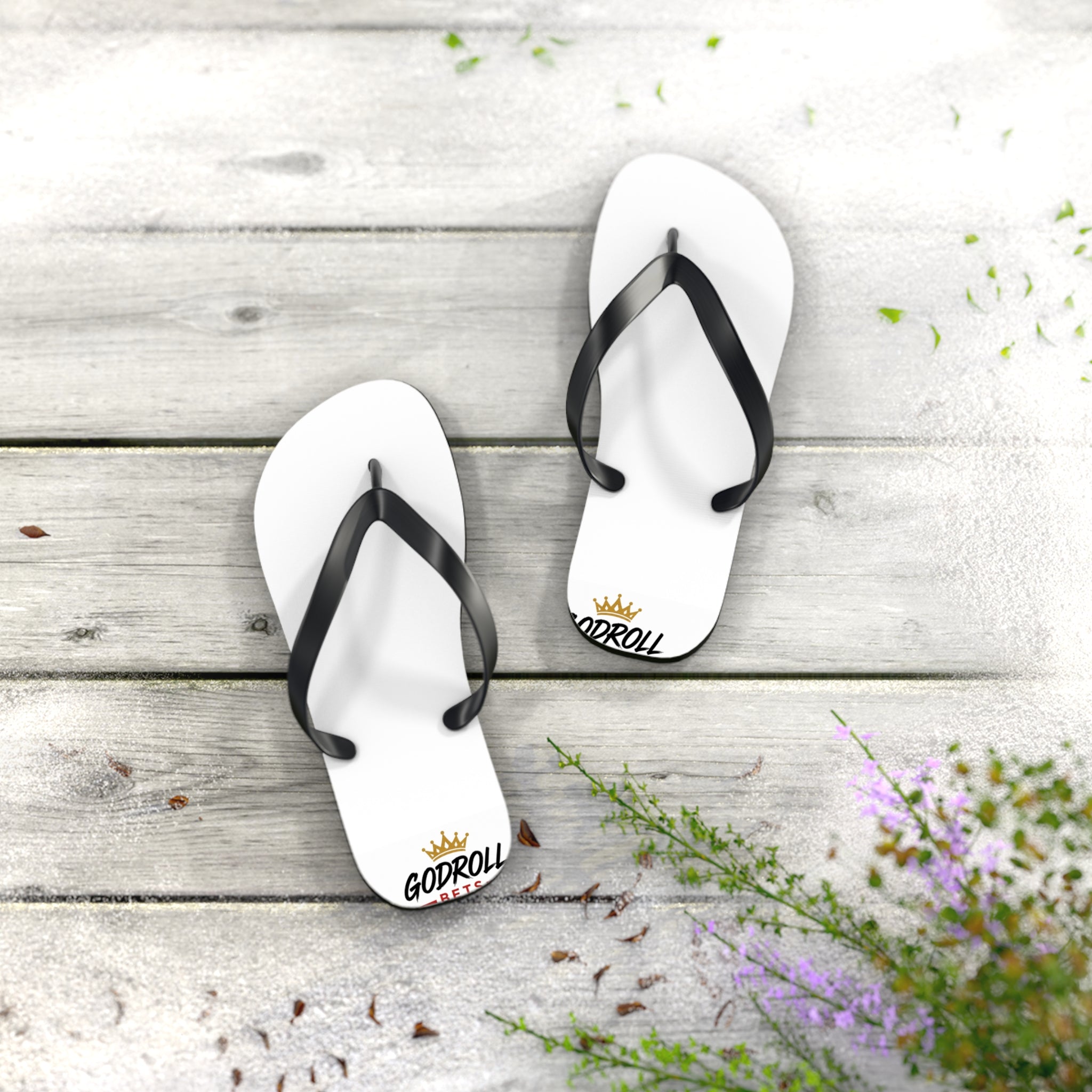 Flip Flops - Godroll Bets Logo Beach Sandals