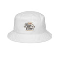 "Big One!" Embroidered Crown Bucket Hat — Stylish Statement Sun Hat