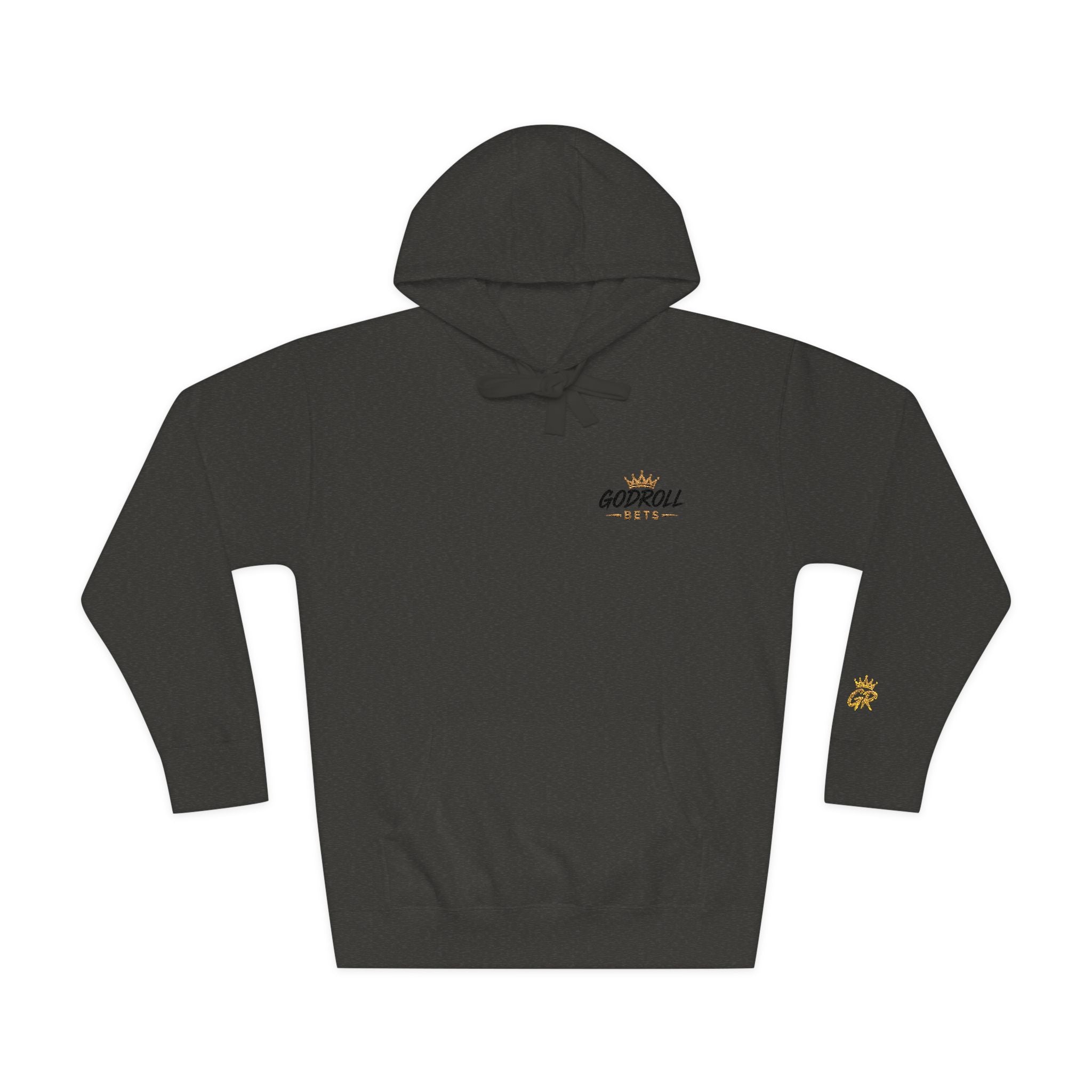 Skateboard 'Go For A Roll' White Fleece Hoodie
