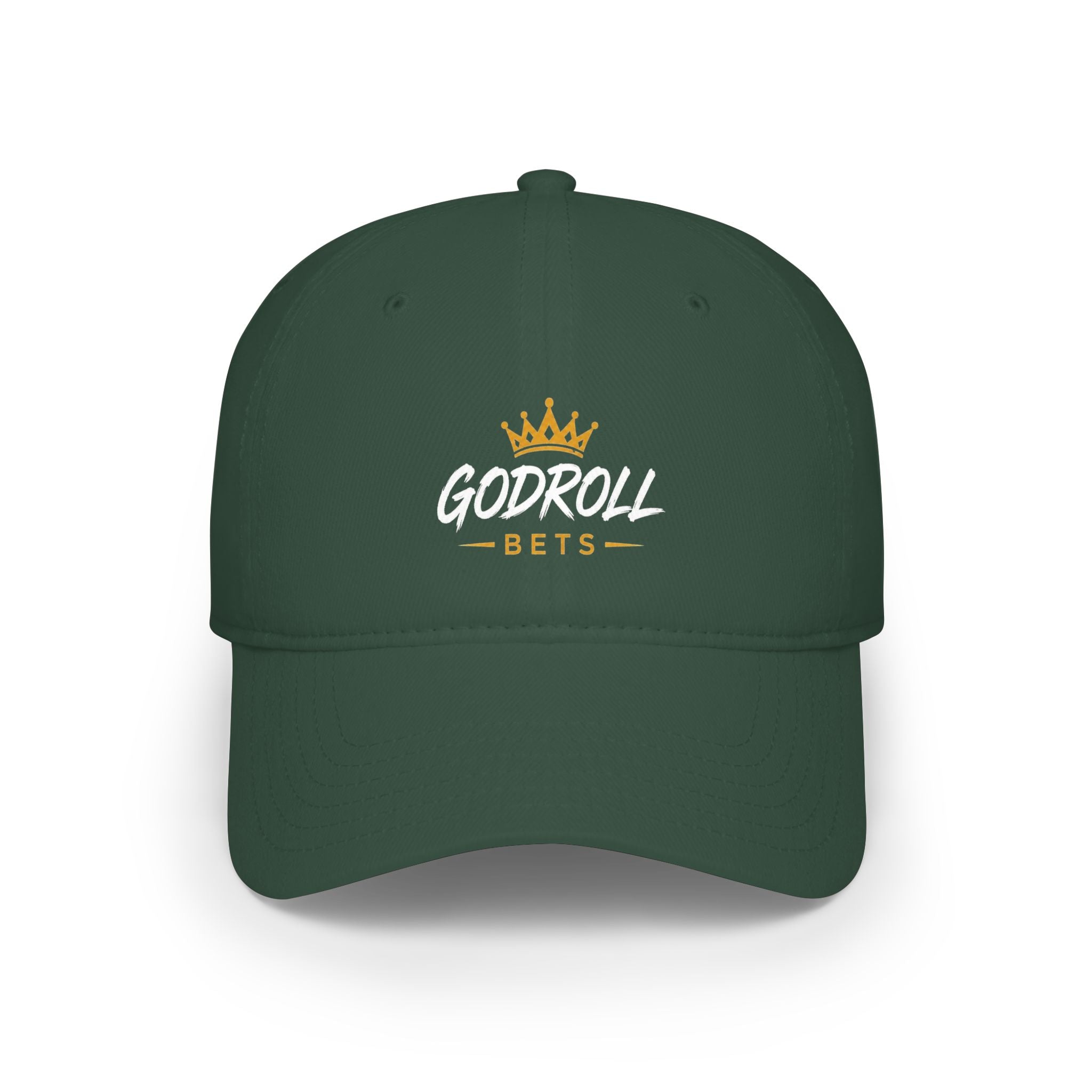 Godroll Bets Crown Baseball Cap — Low Profile, High Roller