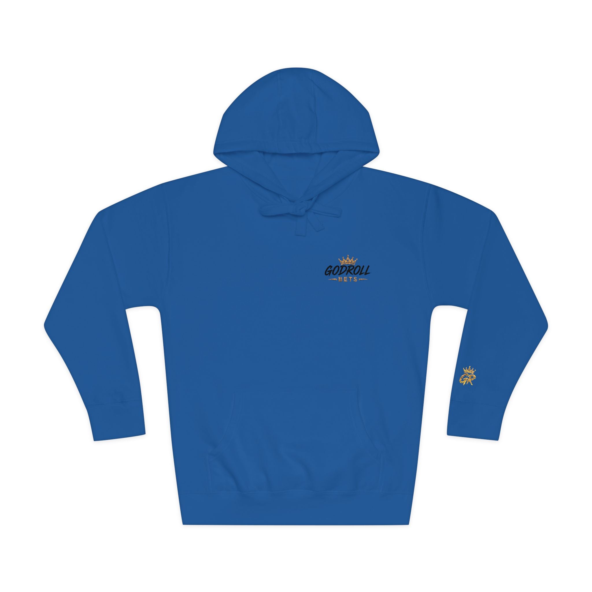 Skateboard 'Go For A Roll' White Fleece Hoodie