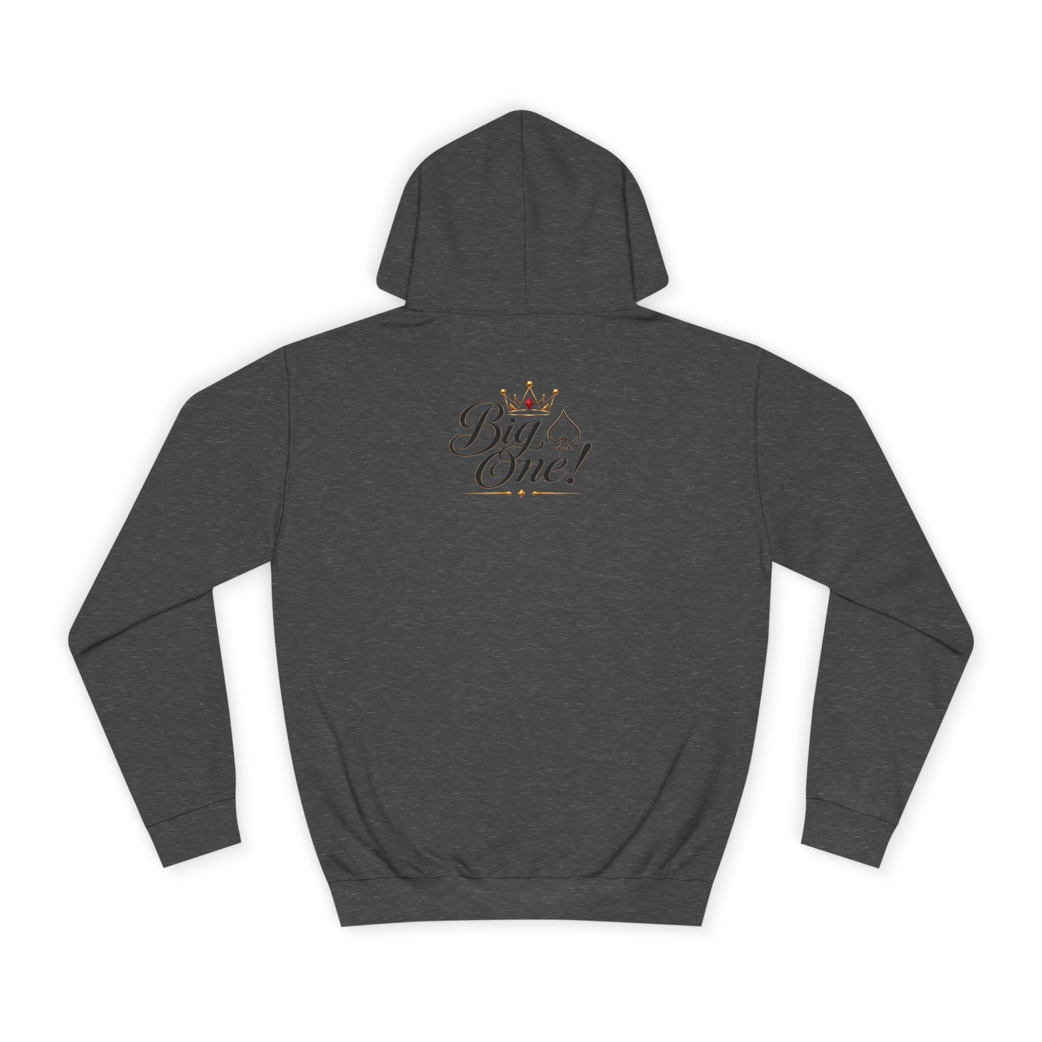 College Hoodie “Small One” Front / “Big One!” Back - Minimal Neon Stars