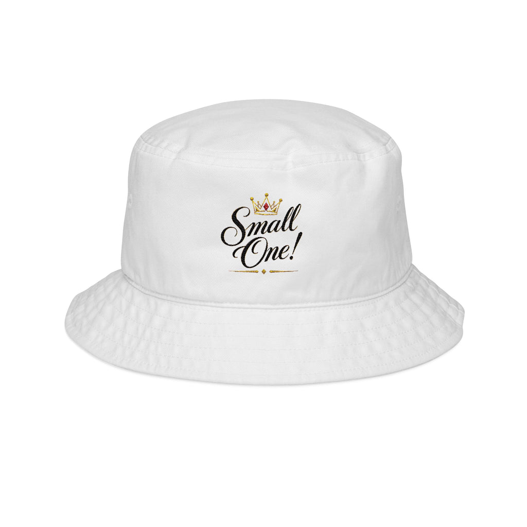 Bucket Hat — "Small One" Crown Embroidered Baby / Toddler Gift