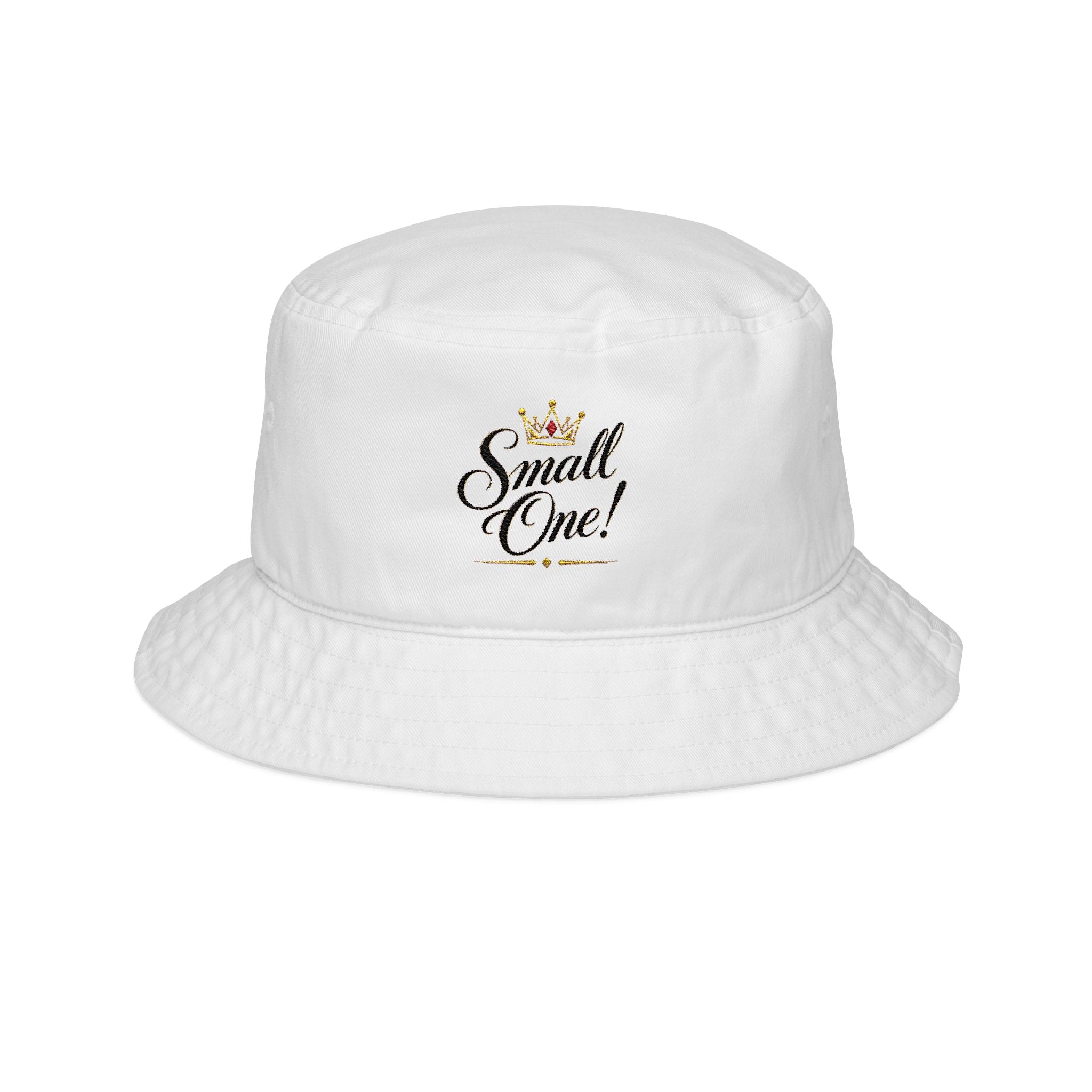 Bucket Hat — "Small One" Crown Embroidered Baby / Toddler Gift