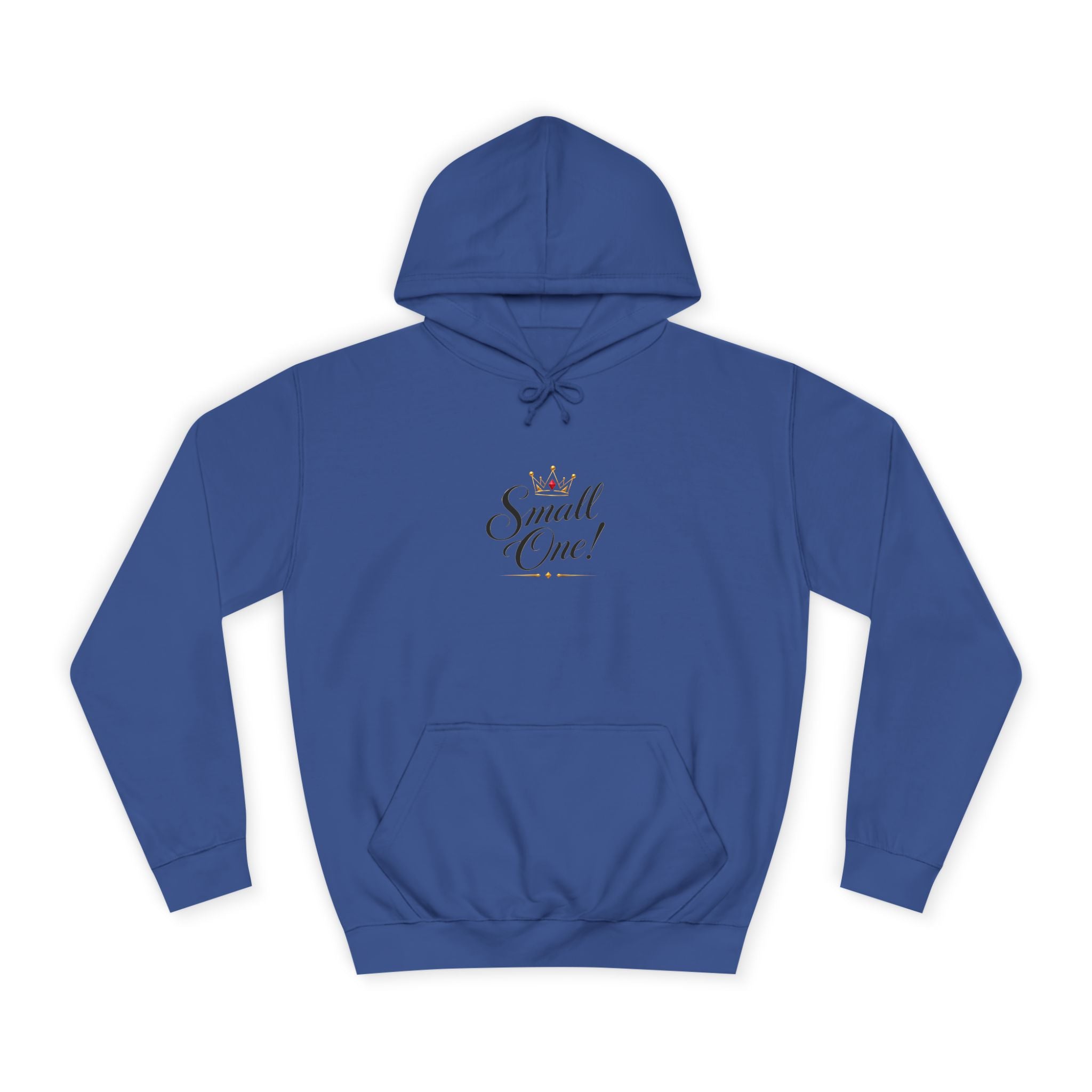 College Hoodie “Small One” Front / “Big One!” Back - Minimal Neon Stars
