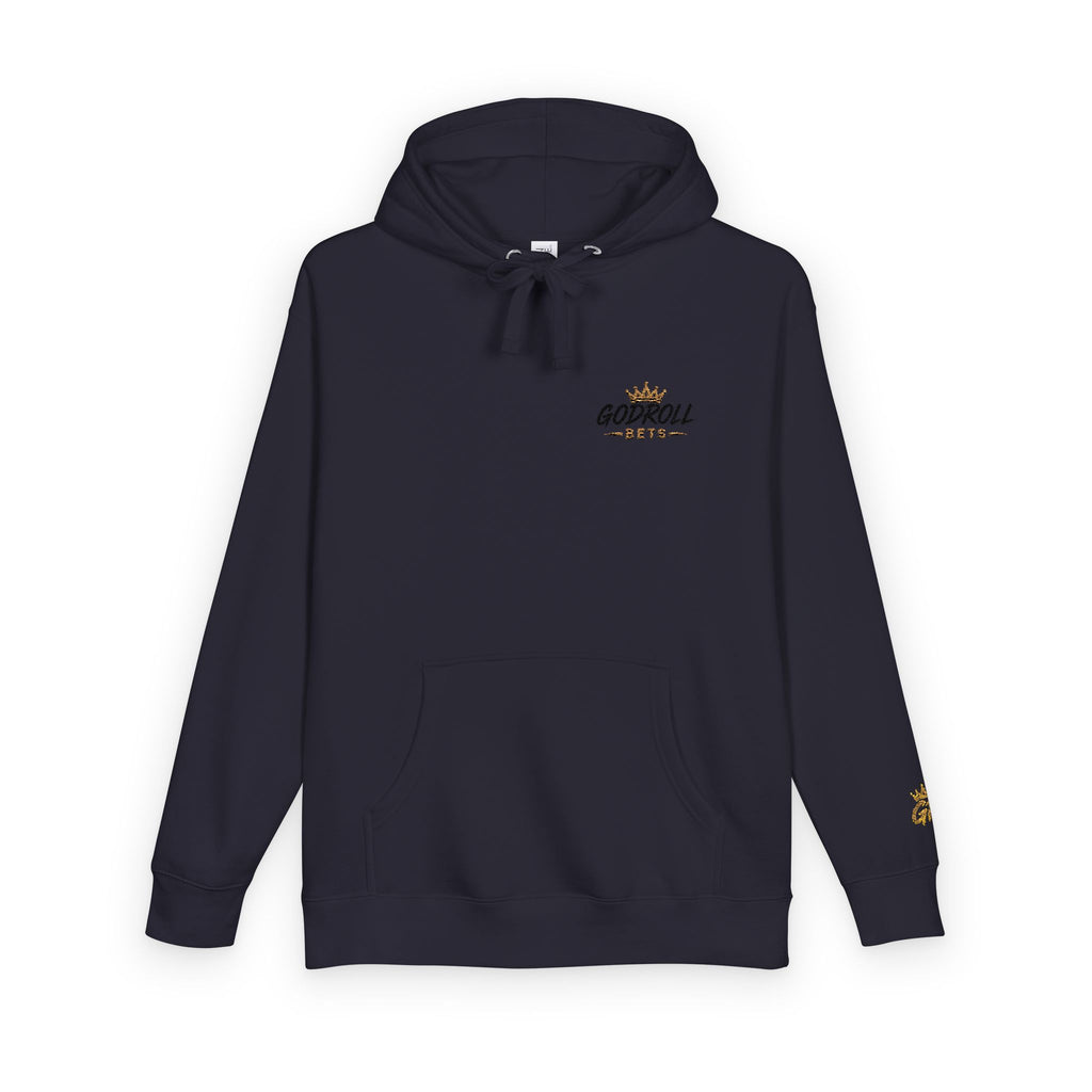 Skateboard 'Go For A Roll' White Fleece Hoodie