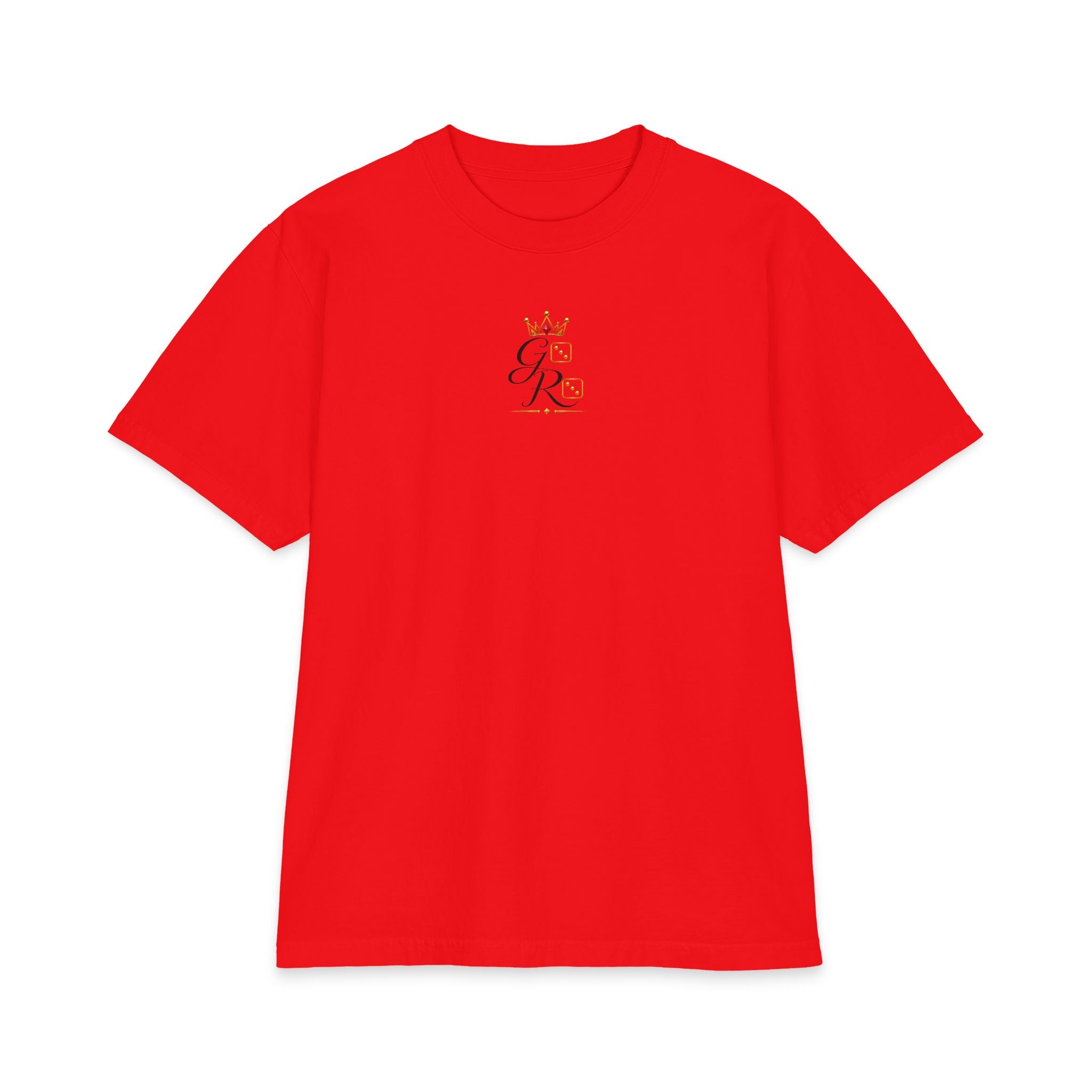 God Roll Crown Graphic T‑Shirt — Elegant Script Logo Tee