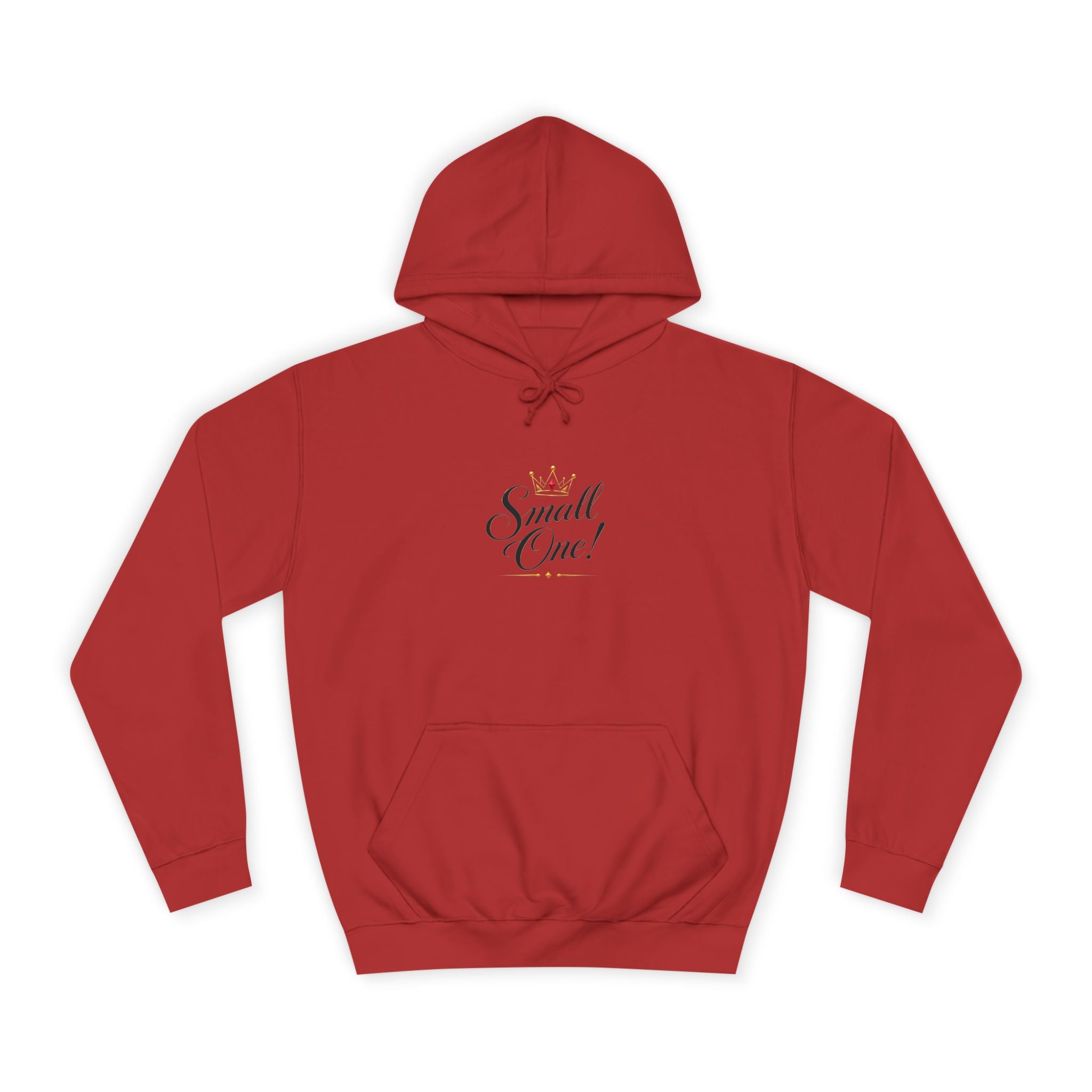 College Hoodie “Small One” Front / “Big One!” Back - Minimal Neon Stars