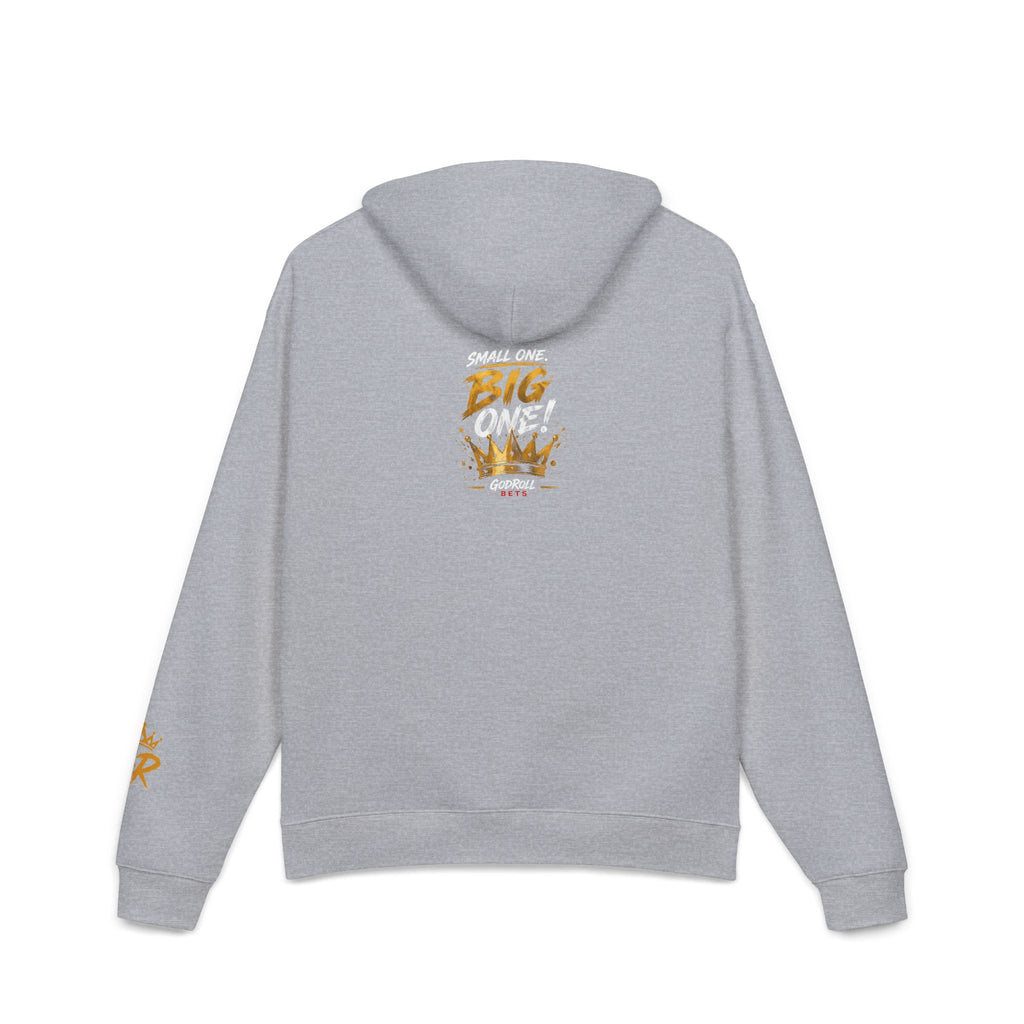GodRoll Bets Hoodie — "Small One, Big One!" Graphic Crown Pullover