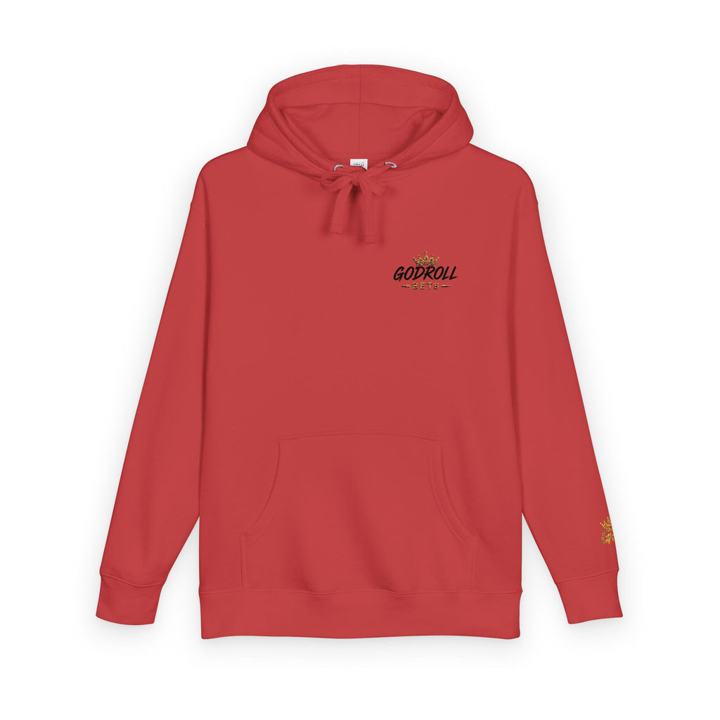 Skateboard 'Go For A Roll' White Fleece Hoodie
