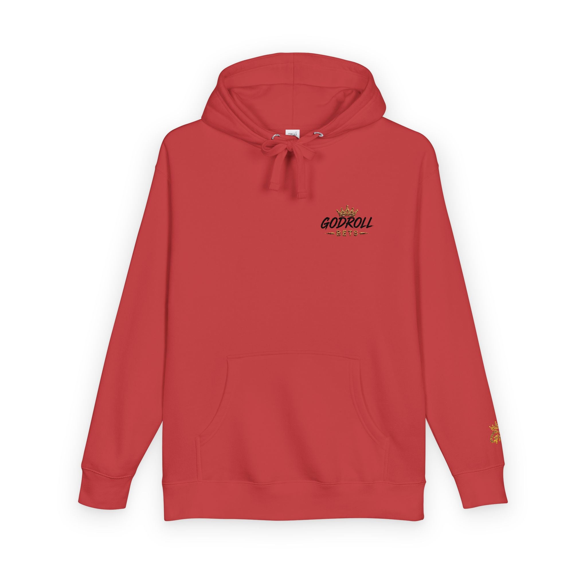 Skateboard 'Go For A Roll' White Fleece Hoodie