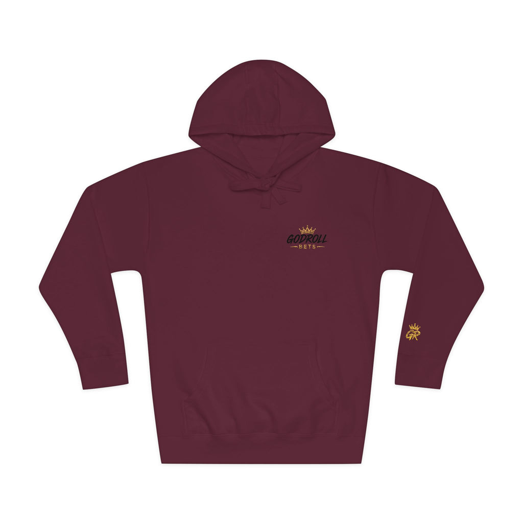 Gambling Godroll White Fleece Hoodie